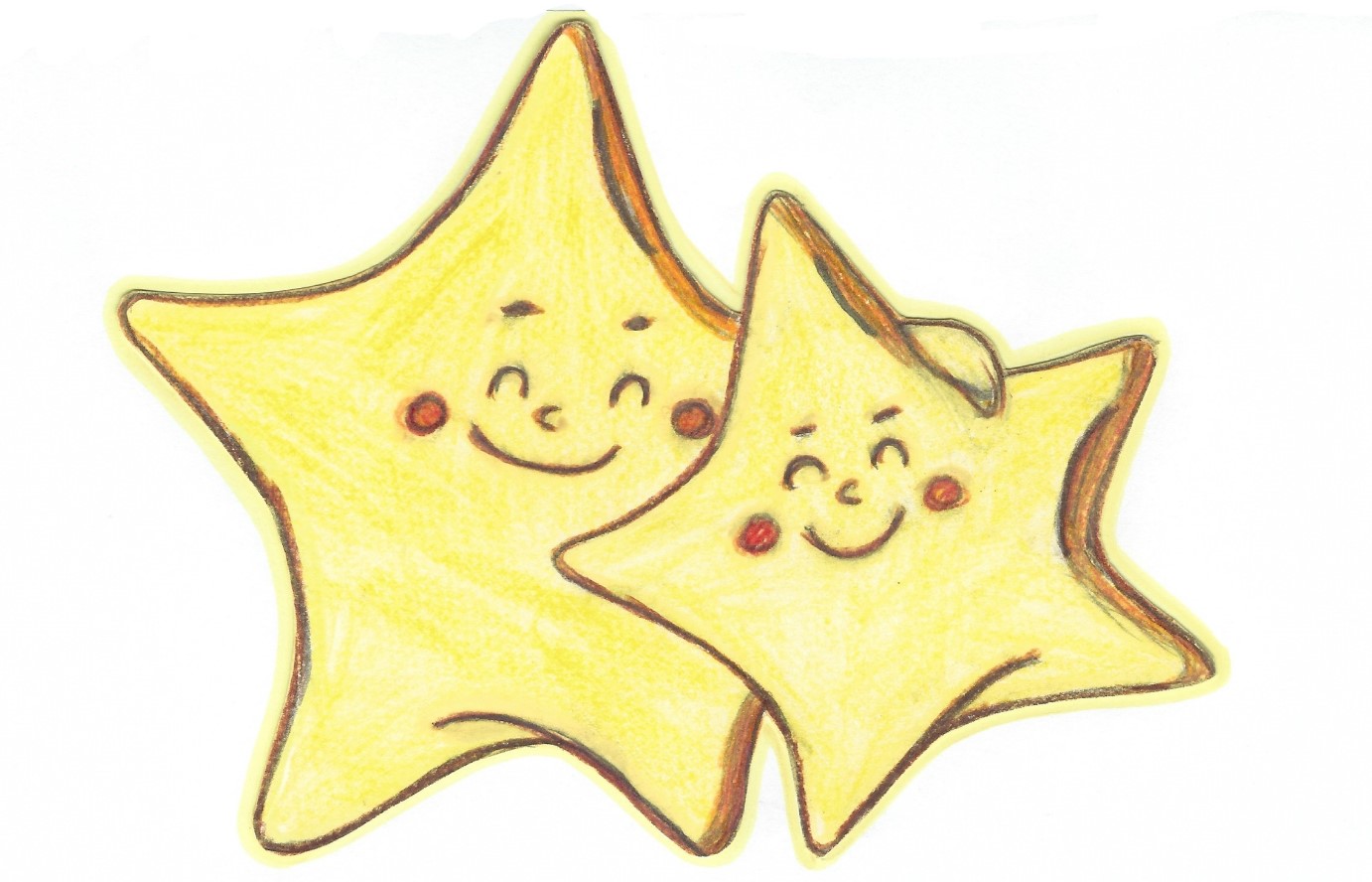 Logo Sterzhäuser Sternchen — zwei lächelnde Sterne